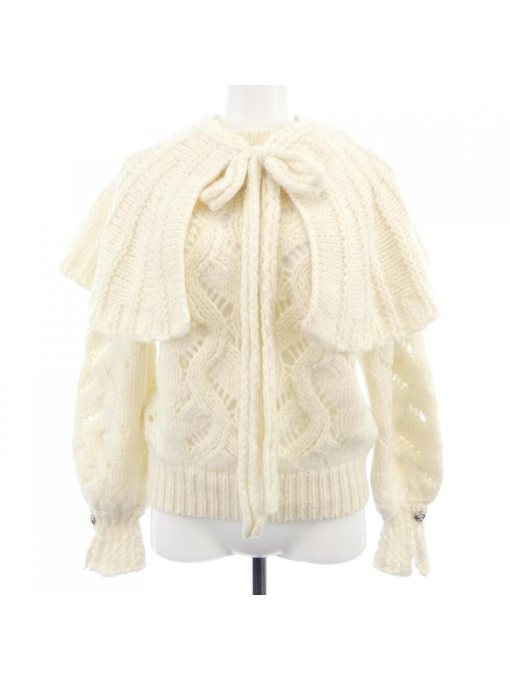 Chanel Knit Sweater White